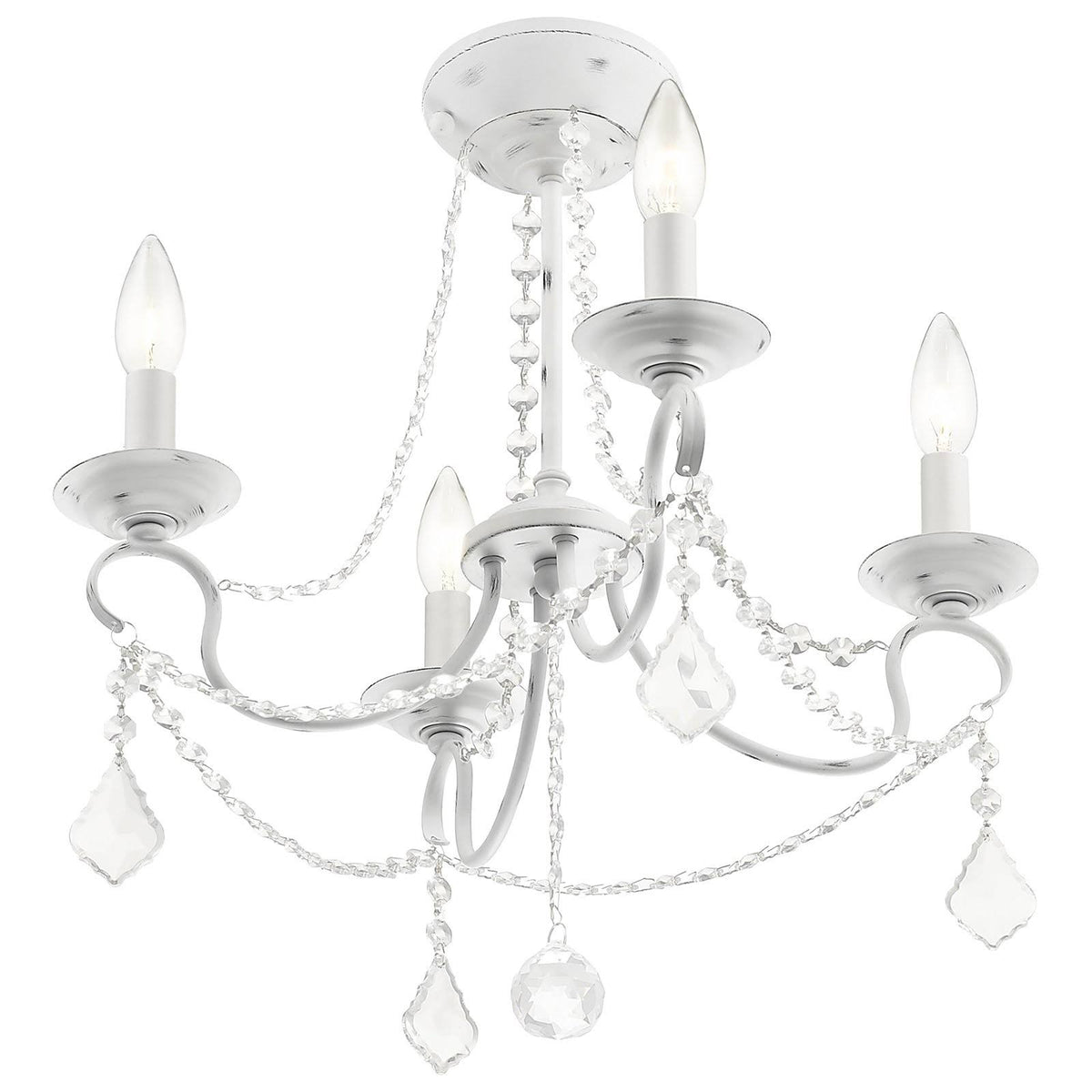 4-Light Convertible Ceiling Light N204