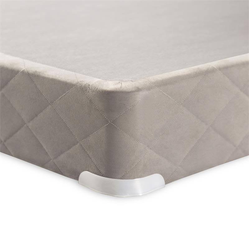 White Fabric King Tight Top Mattress S462354