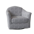 Navy Blue Swivel Barrel Chair S12465
