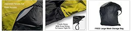 Yellow/Black Trailerable Jet Ski Cover with Storage Bag W5215