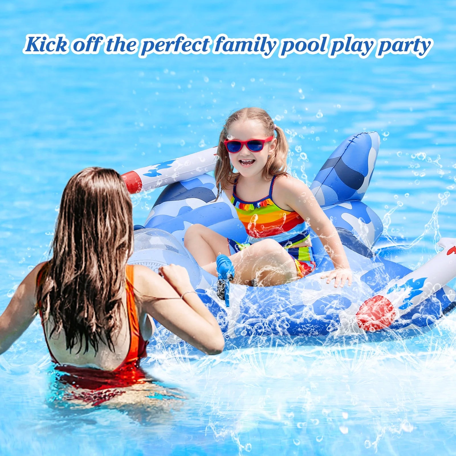Inflatable Pool Float with Water Guns M71100