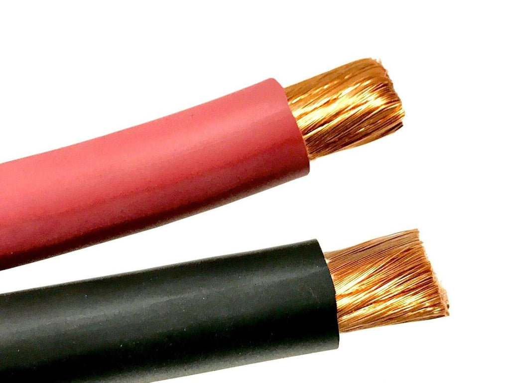 8 AWG Pure Copper Flexible Cable Wire 50 ft Black + 50 ft Red C845920