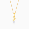 Gold Morning Glory Diamond Pendant O904936