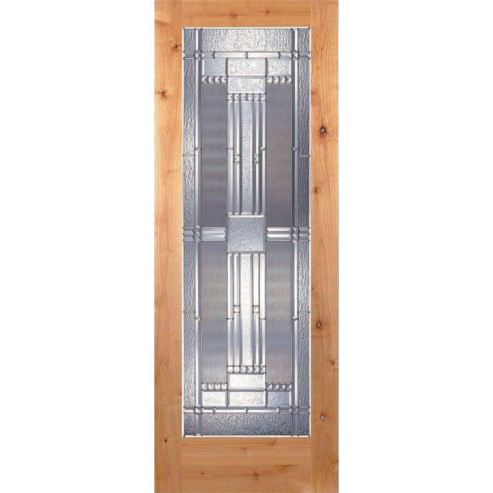 Knotty Alder Interior Door Slab A2376