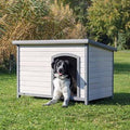 Large Flat Roof Dog House U661201