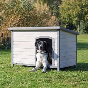 Large Flat Roof Dog House U661201