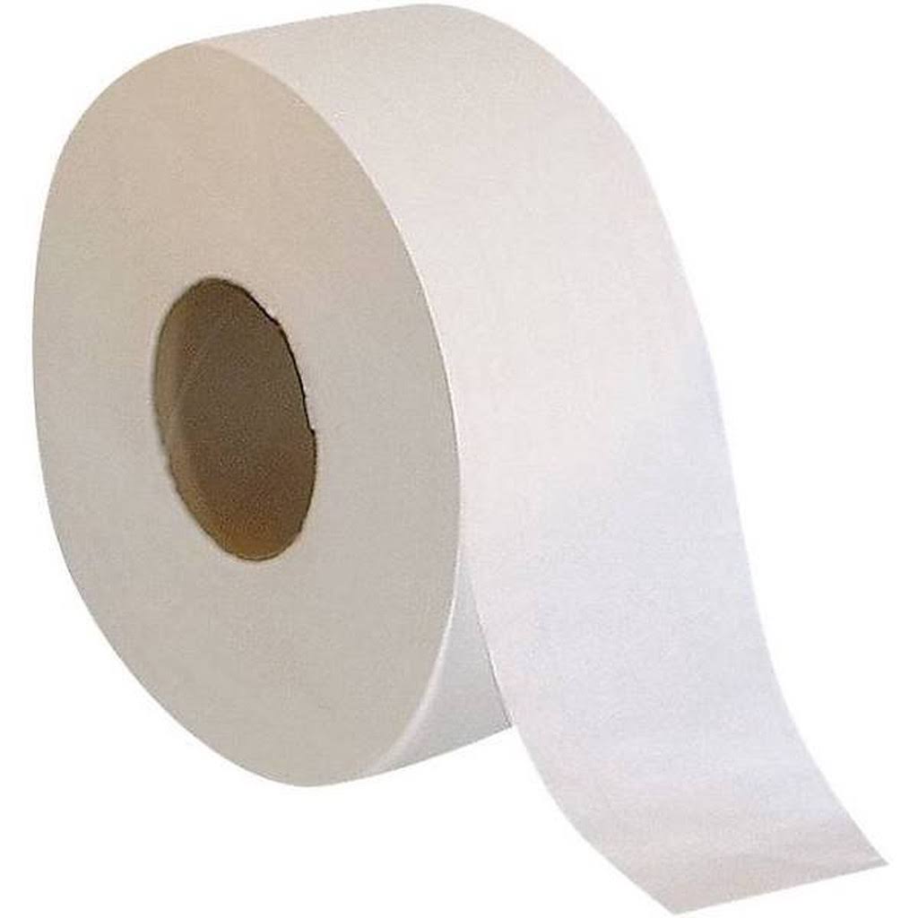 Recycled Two-Ply Jumbo Toilet Paper, White, 6 Rolls/Carton Z64585