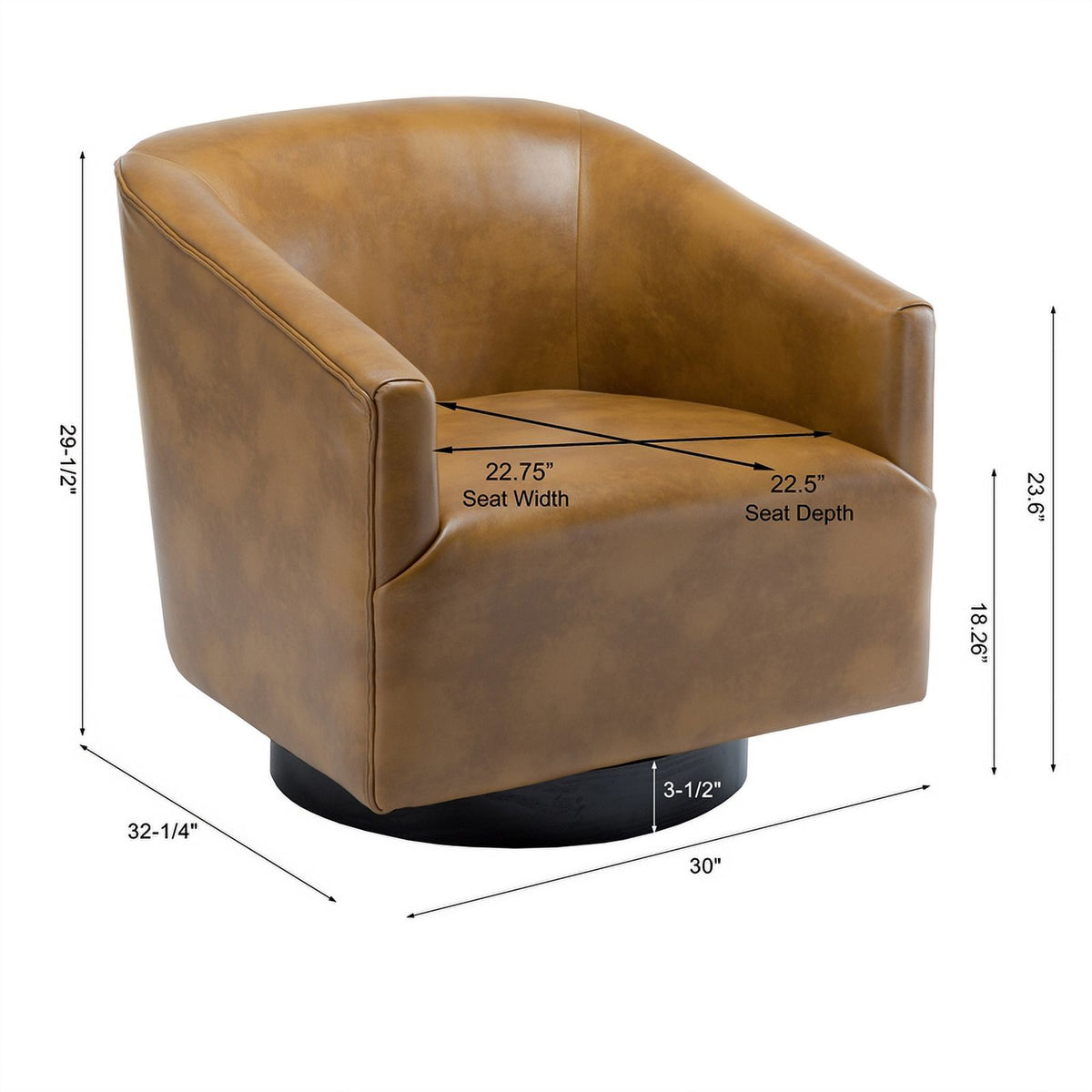 Swivel Chair Set of 2 V523