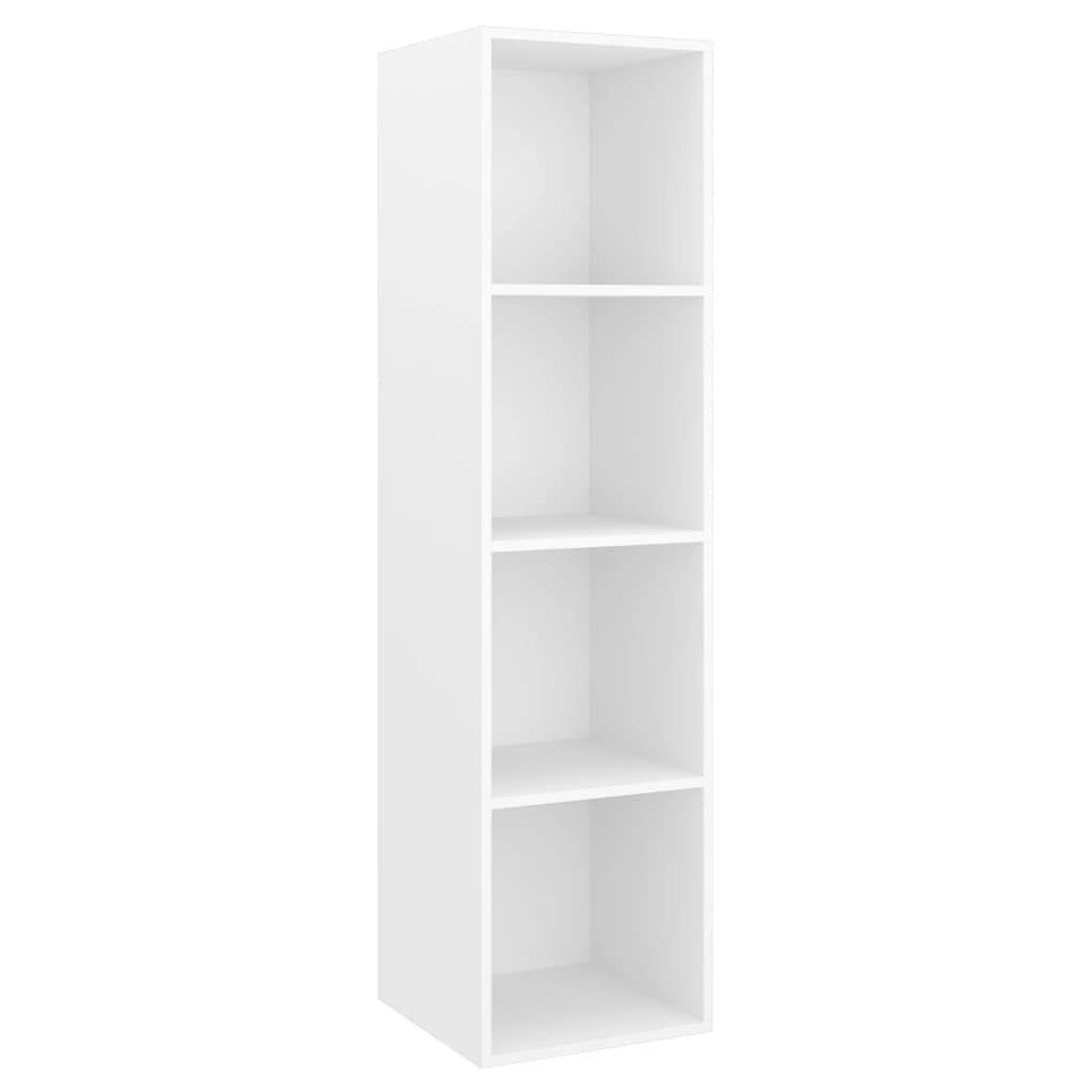 White Wall-Mounted TV Cabinet Chipboard C30515