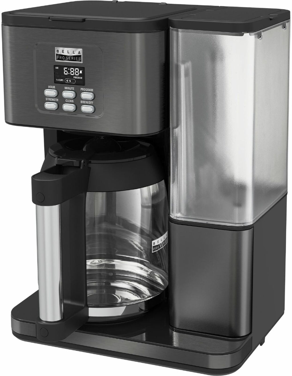 Black Stainless Steel Programmable Coffee Maker G531