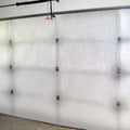 White Platinum Single Car Garage Door Insulation Foam Core Kit Fits Doors Up to 9ft by 7ft L82606