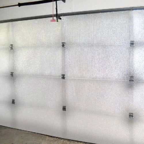 White Platinum Single Car Garage Door Insulation Foam Core Kit Fits Doors Up to 9ft by 7ft L82606