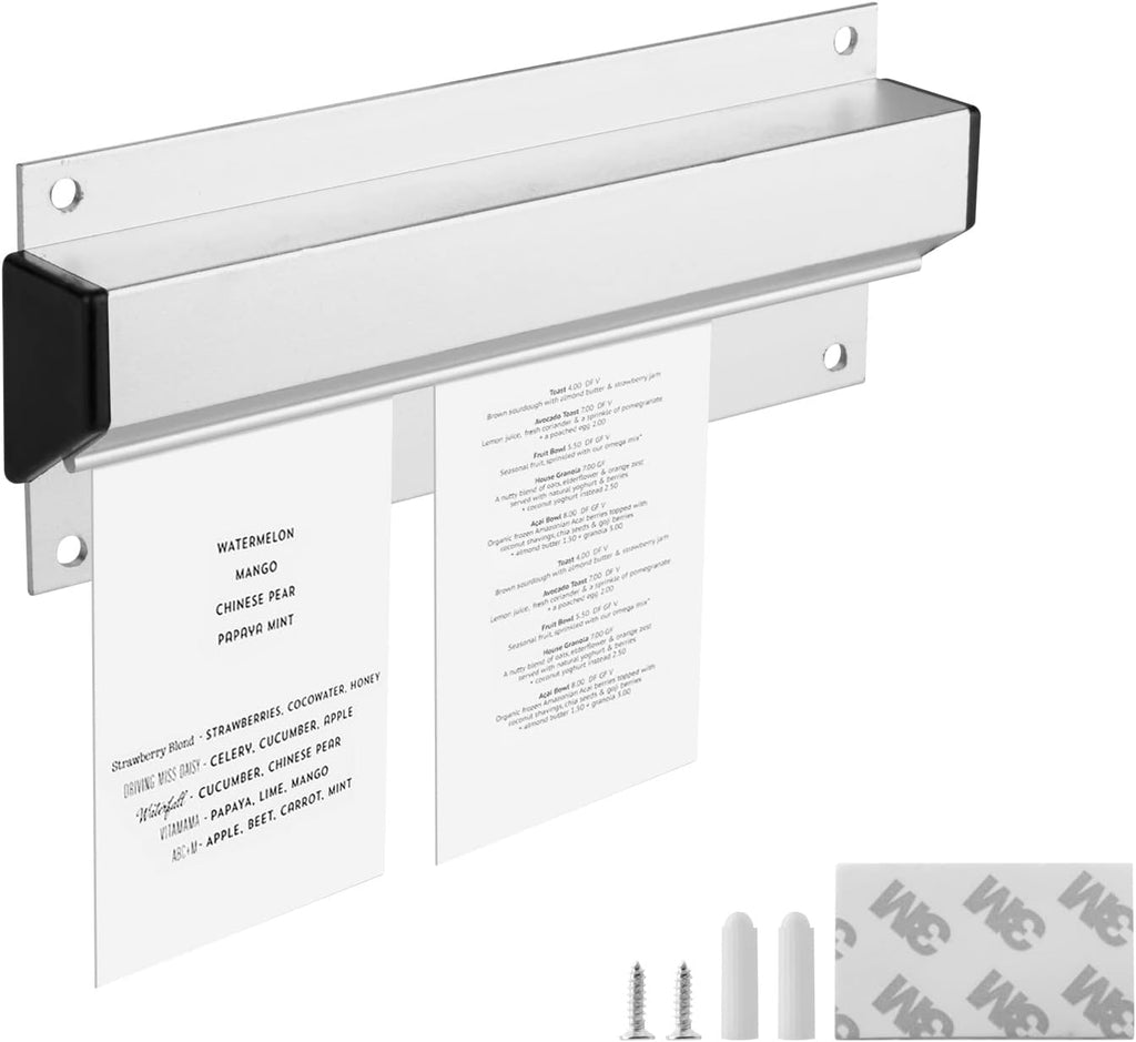 Silver 16 Inch Aluminium Receipt Holder, Pack of 2 Q2243