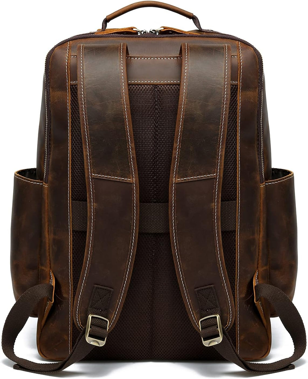 Vintage Full Grain Leather Backpack U59780