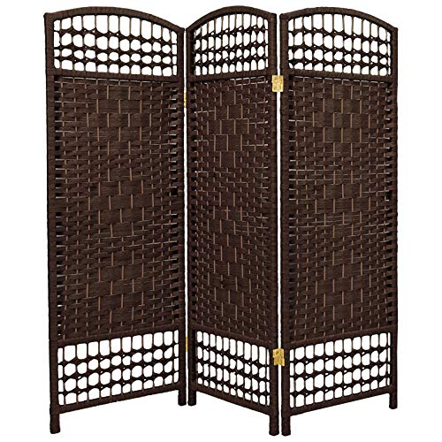 White 4 Panel Folding Screen W804