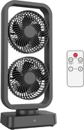 10000mAh Oscillating Cordless Rechargeable Tower Fan I23631