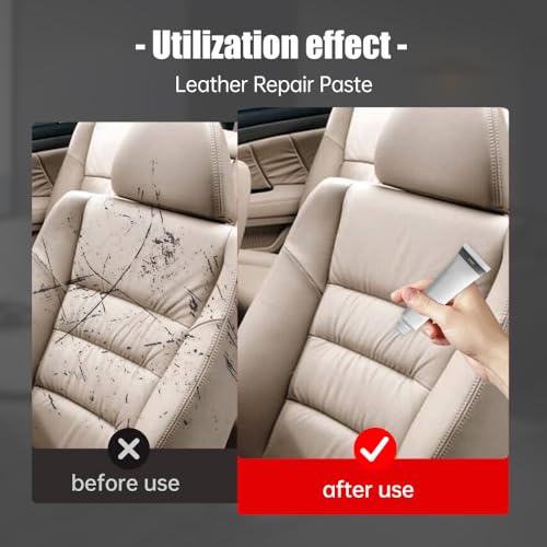 White 2pcs Leather Repair Kit J8298