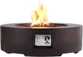 30in Outdoor Propane Fire Pit with Lava Rocks J3963