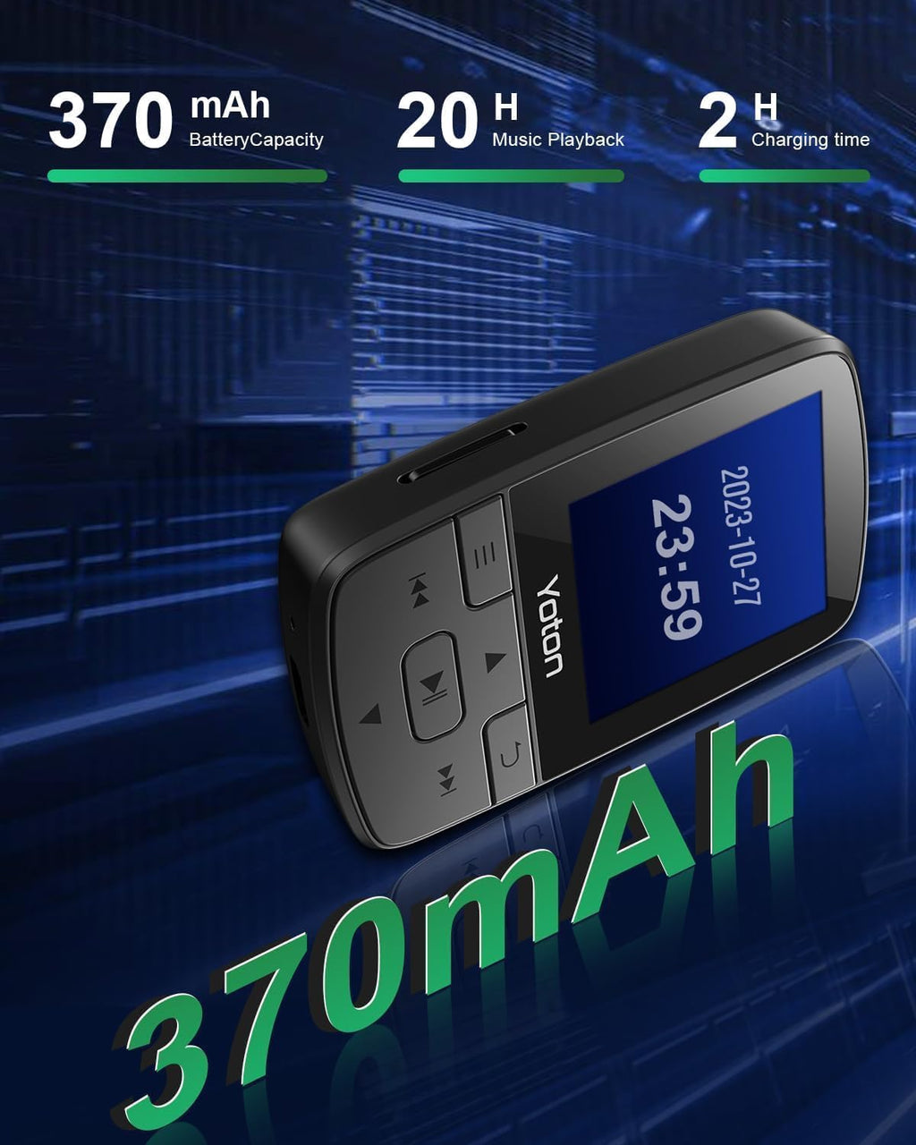 32GB Mini Bluetooth MP3 Player with FM Radio Z138
