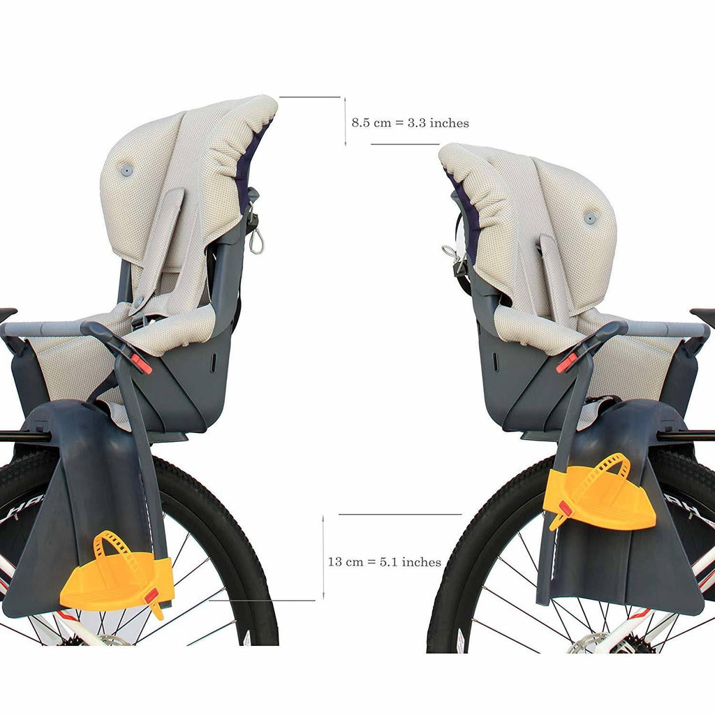 Kids Rear Baby Seat Bike Carrier with Adjustable Seat Rest Height D2165