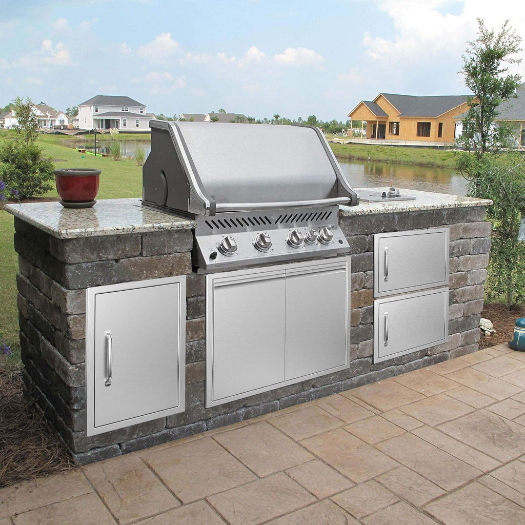 Stainless Steel BBQ Access Door 14 W x 20 H H796