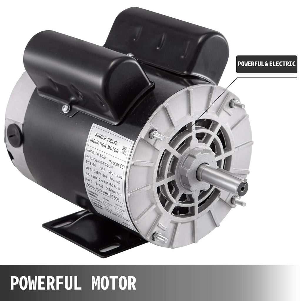 2Hp 3450RPM 115V 230V 56 Frame Single Phase Electric Motor K6941