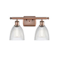 Antique Copper 2 Light Bath Vanity Light H910