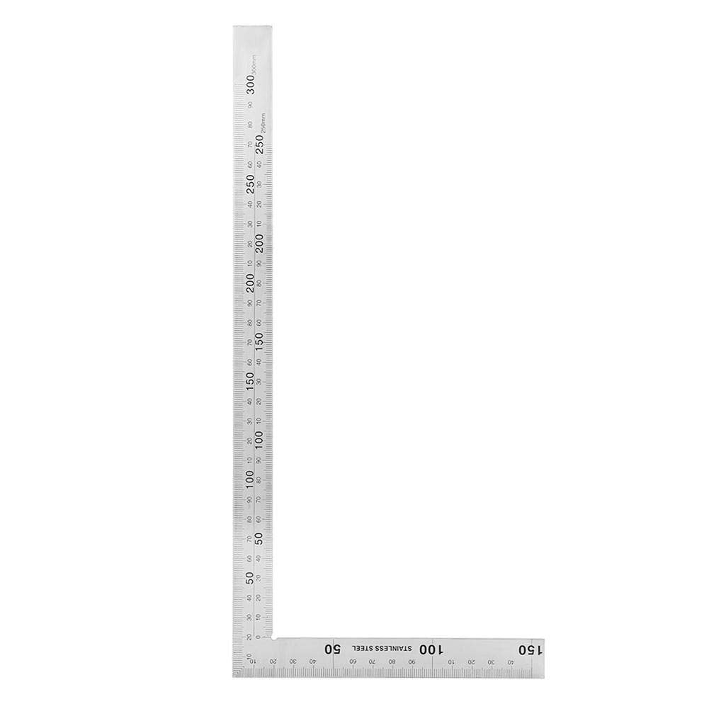 L-Shaped Stainless Steel 90 Degree Right Angle Square Ruler Q895