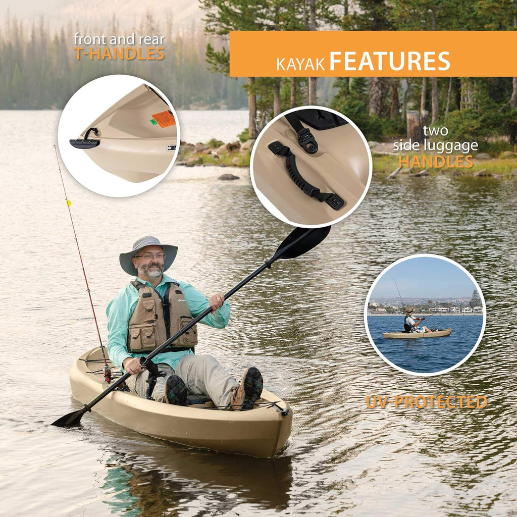 2 Pack Fishing Kayak with Paddles O7091