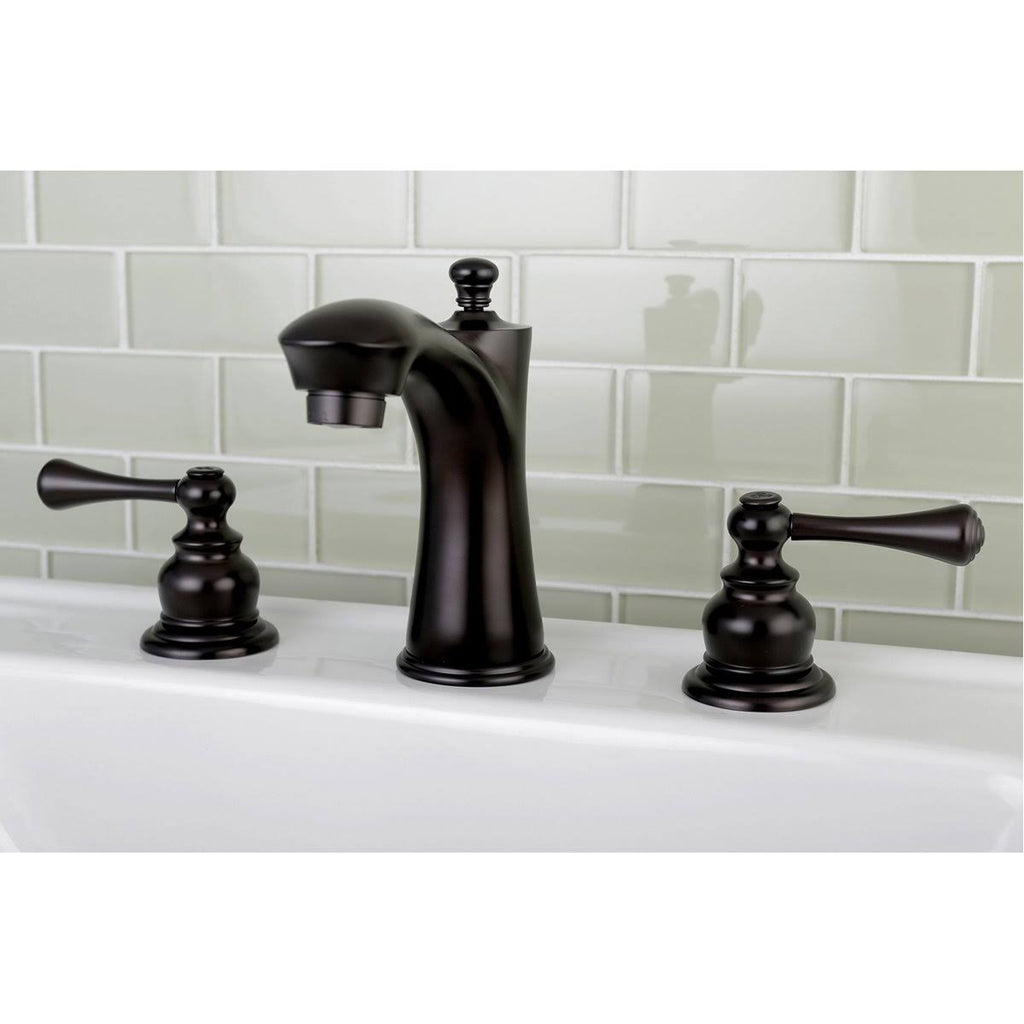 Vintage Widespread Bathroom Faucet Oil Rubbed Bronze V191