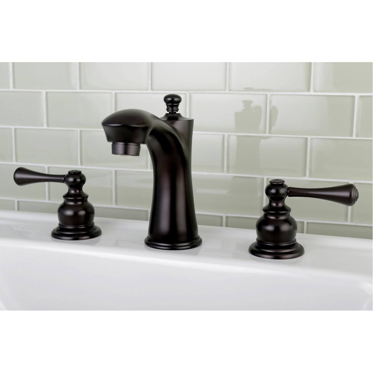 Vintage Widespread Bathroom Faucet Oil Rubbed Bronze V191