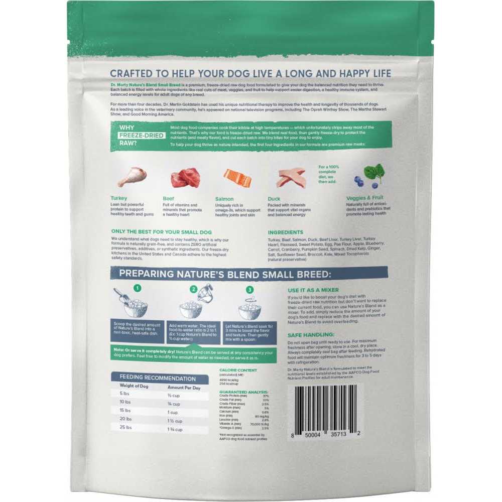 Freeze Dried Raw Small Breed Dog Food U182