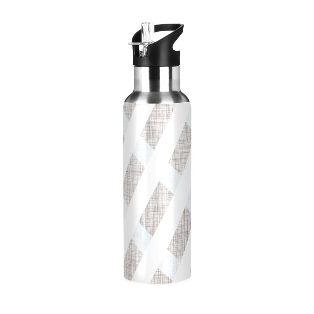 20 OZ Stainless Steel Vacuum Insulated Water Bottle with Straw Lid B448