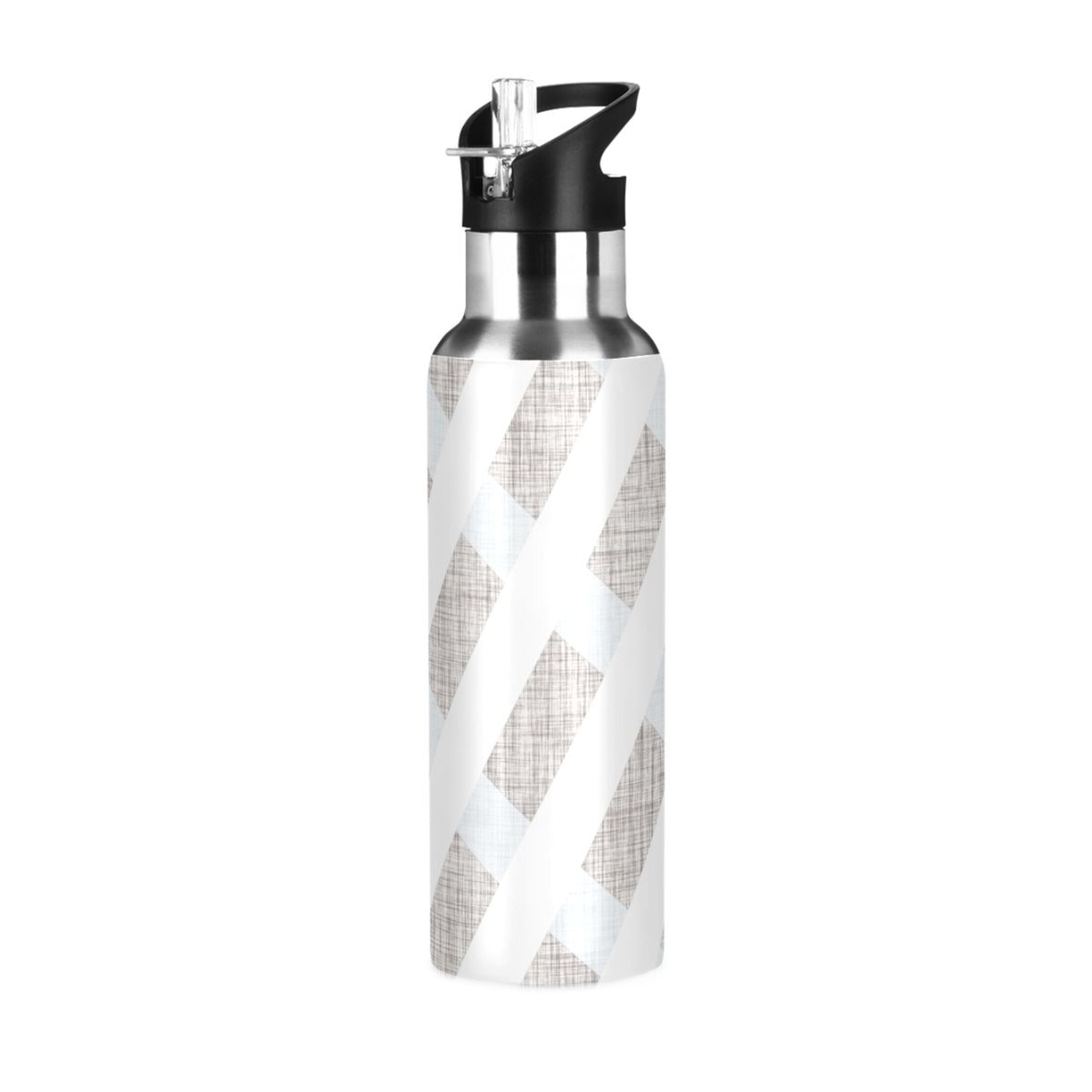 20 OZ Stainless Steel Vacuum Insulated Water Bottle with Straw Lid B448
