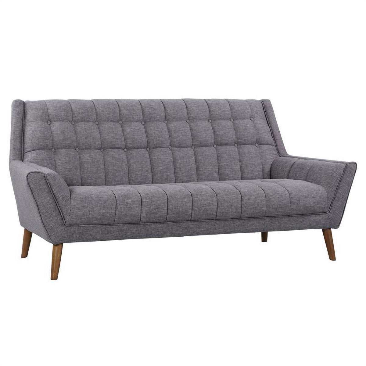 Dark Gray Linen Fabric/Wood Sofa C460