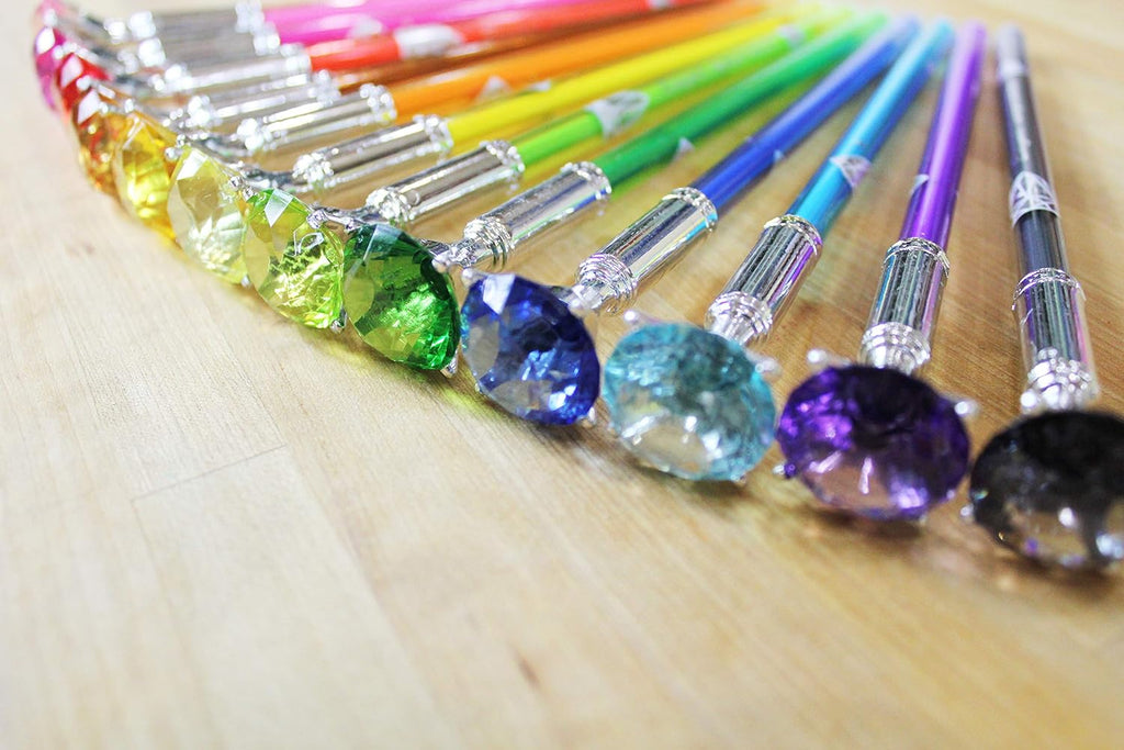 24 Pc Gel Pens with Rhinestone Topper O5549