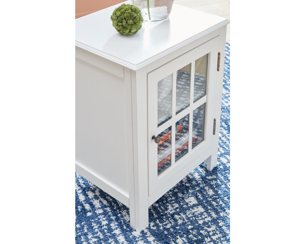 White Accent Cabinet F2054