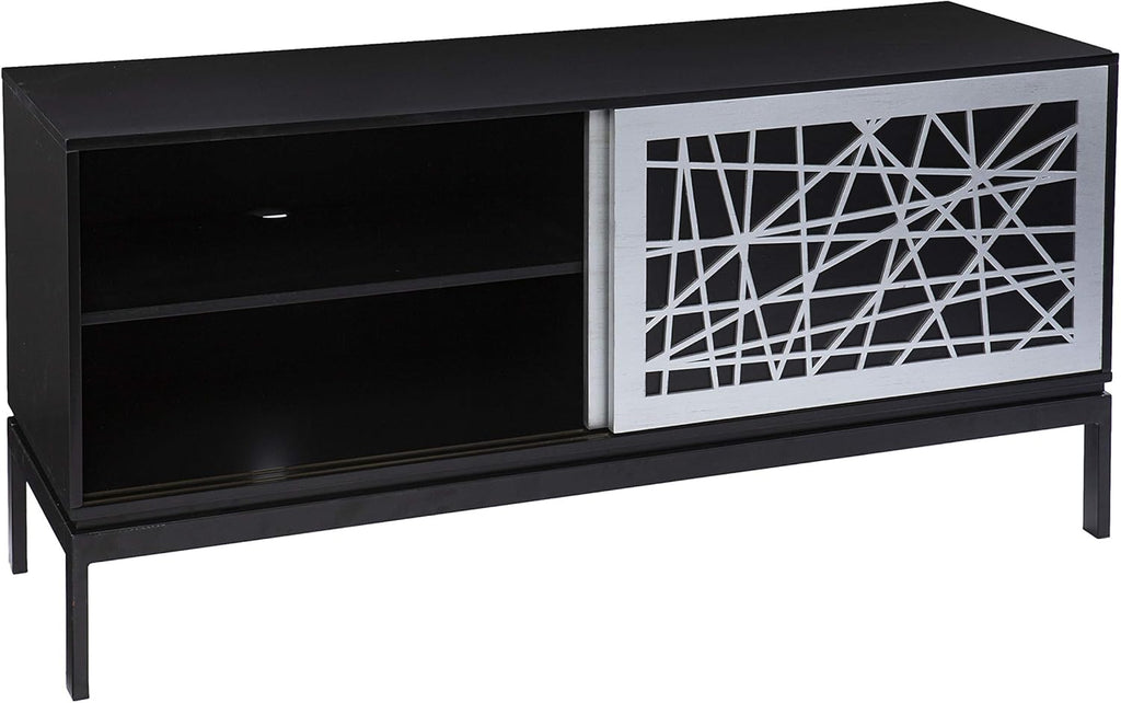 Black/Silver Media Cabinet L940310