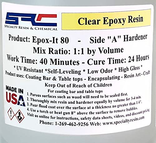 2 Gal Clear Epoxy Resin Kit J875323