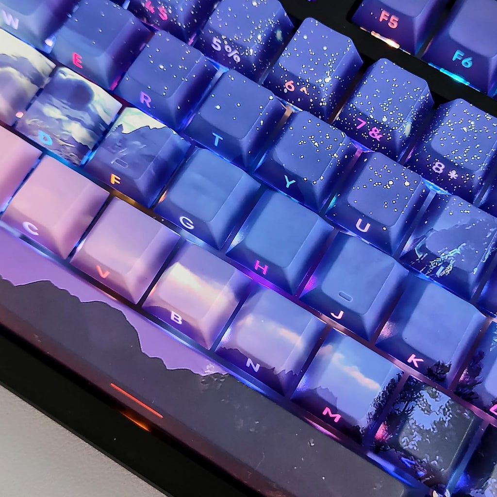 Side Printed Double Shot Cherry Profile Keycap Set G2412