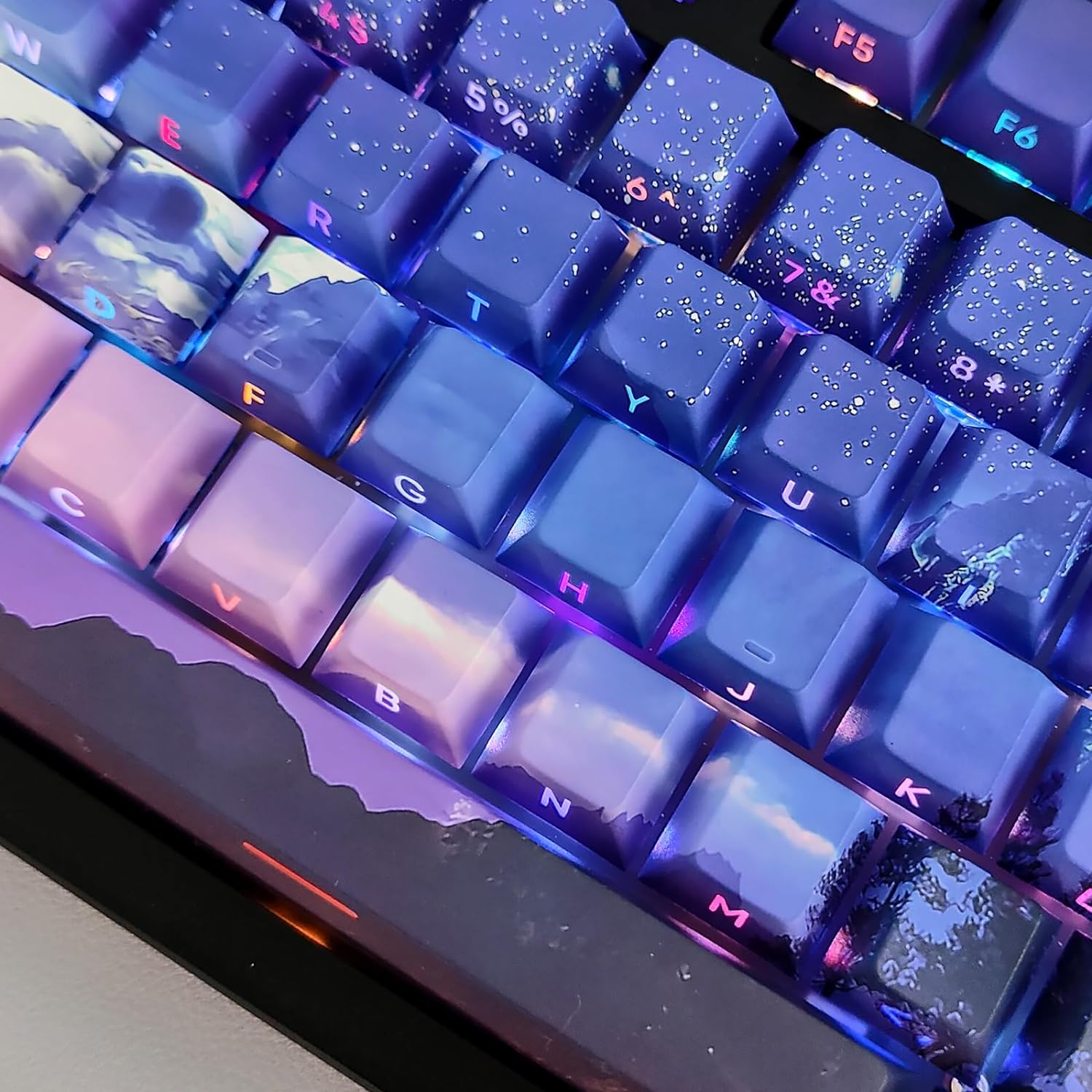 Side Printed Double Shot Cherry Profile Keycap Set G2412