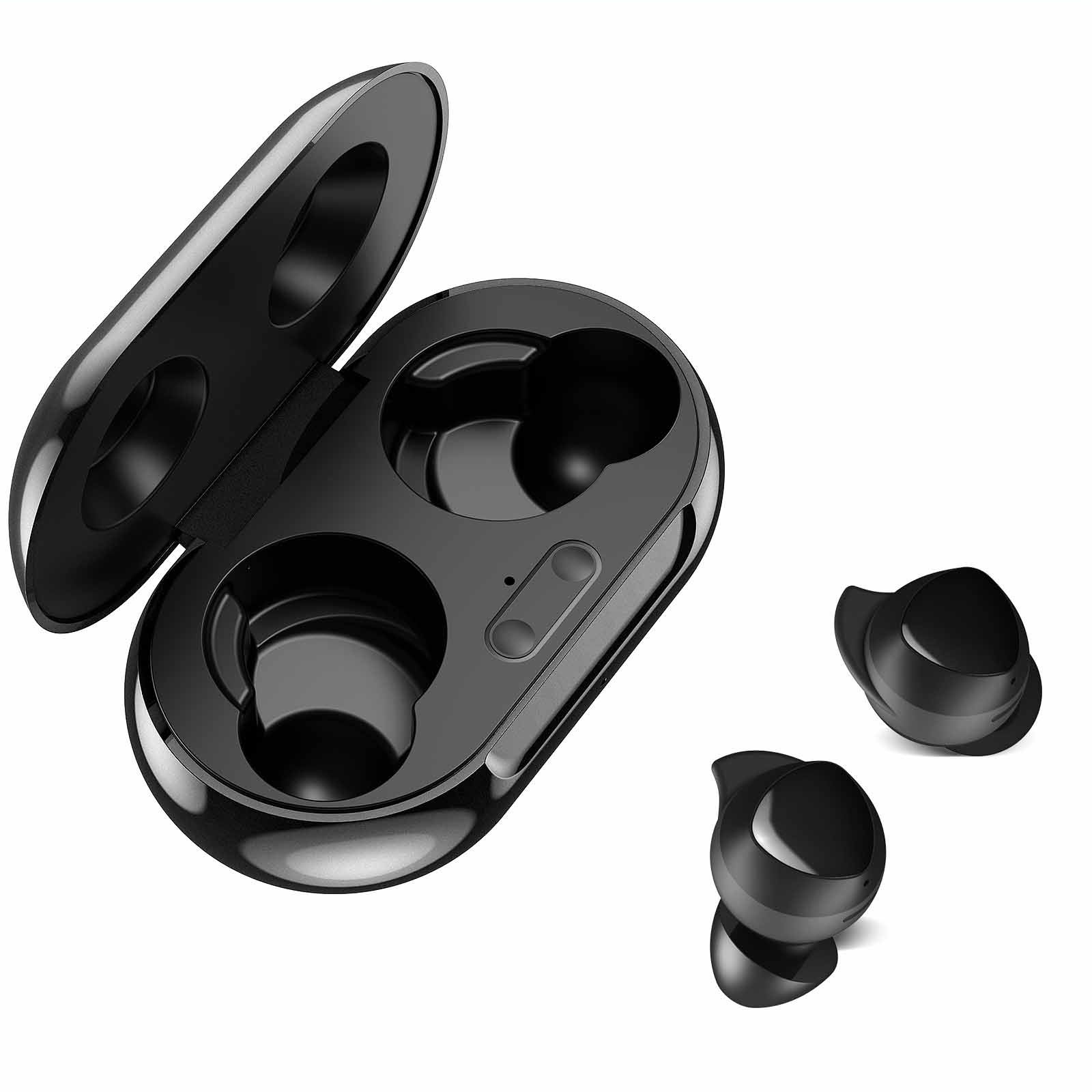 Black True Wireless Earbuds with Active Noise Cancelling L677073