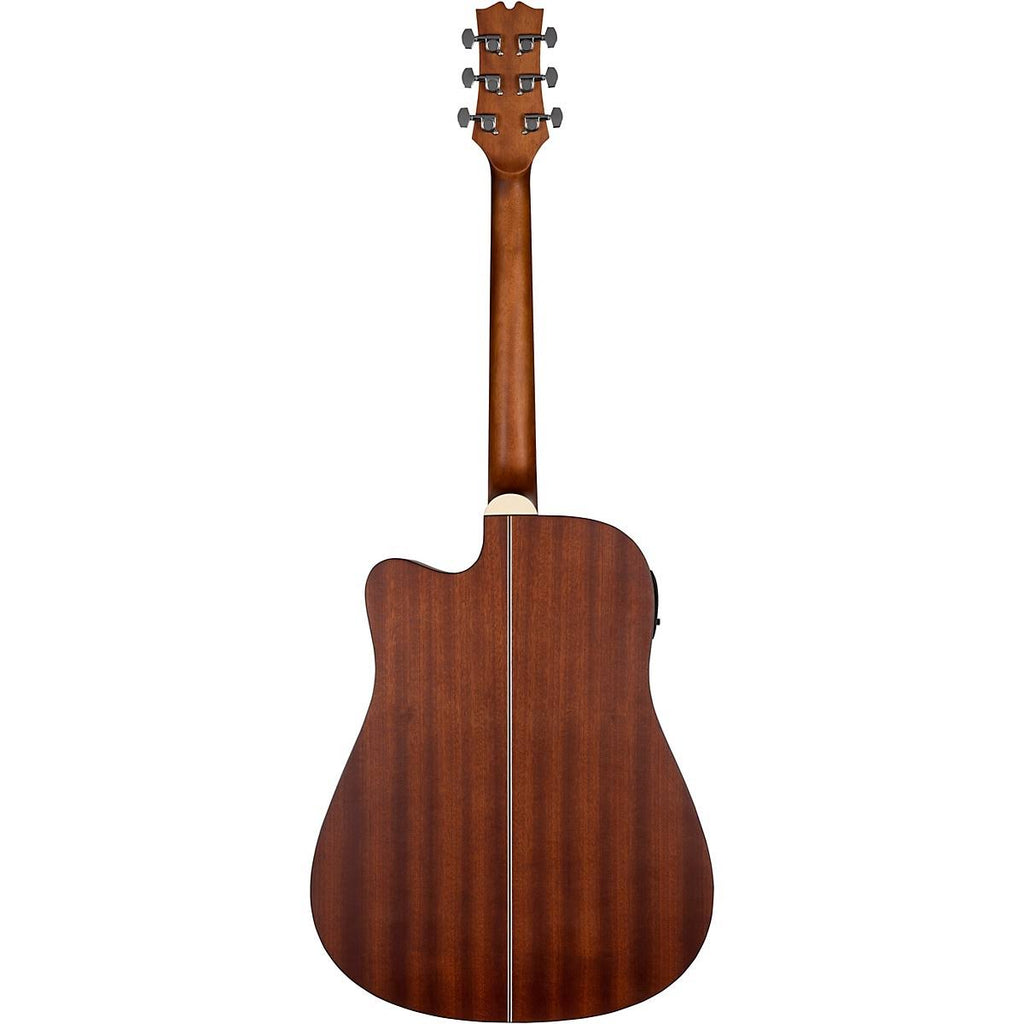 Mahogany Dreadnought Acoustic-Electric Cutaway Guitar F5988