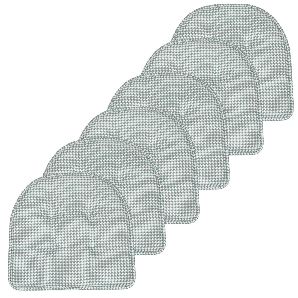 16 x 17 Memory Foam Chair Pad Pistachio 6 Pack T6938