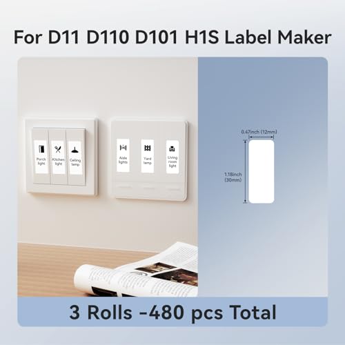 Thermal Label 3 Rolls Set S3839