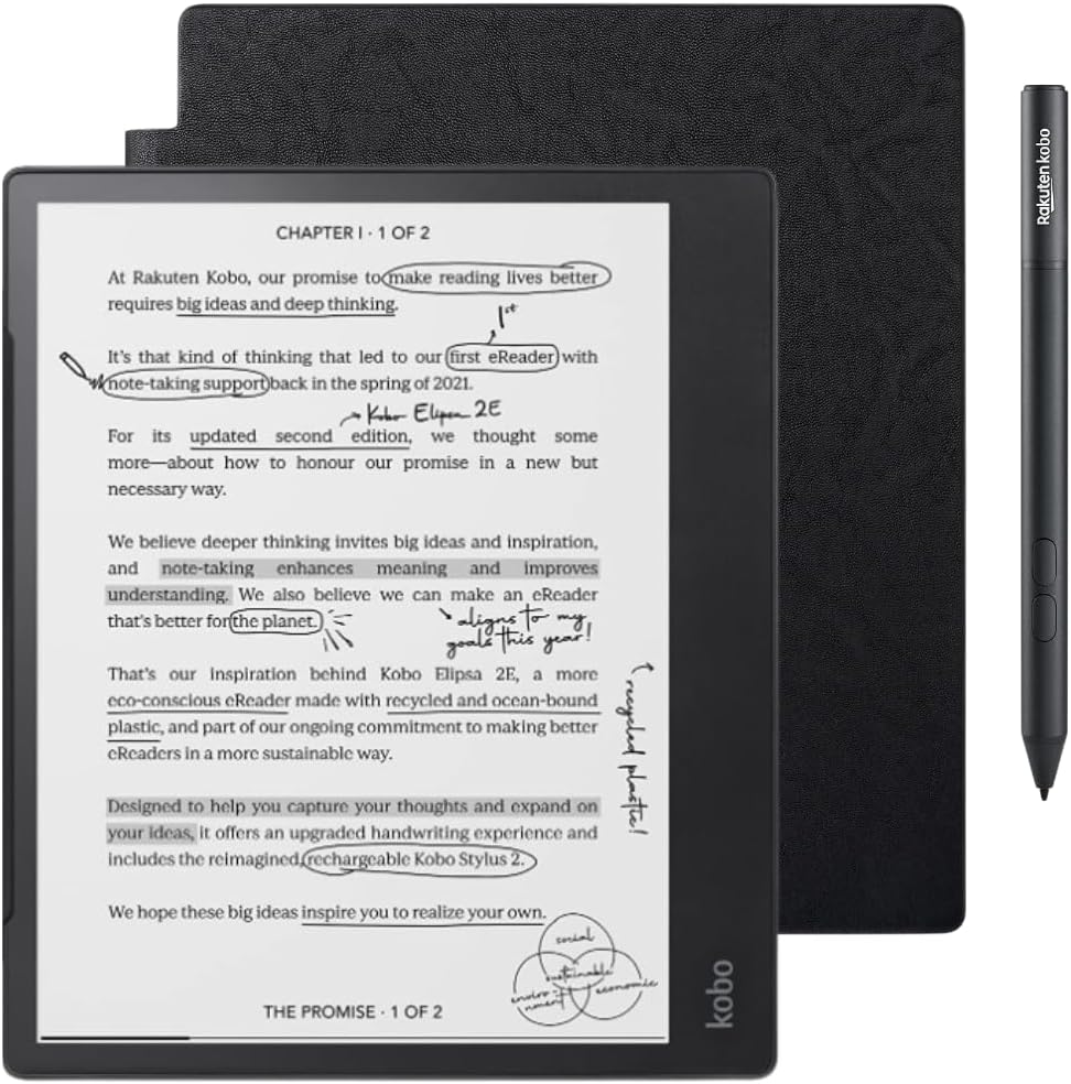 10.3" 32GB eReader with SleepCover (Black) Z84557