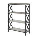 4 Tier Faux Birch Bookcase Q777