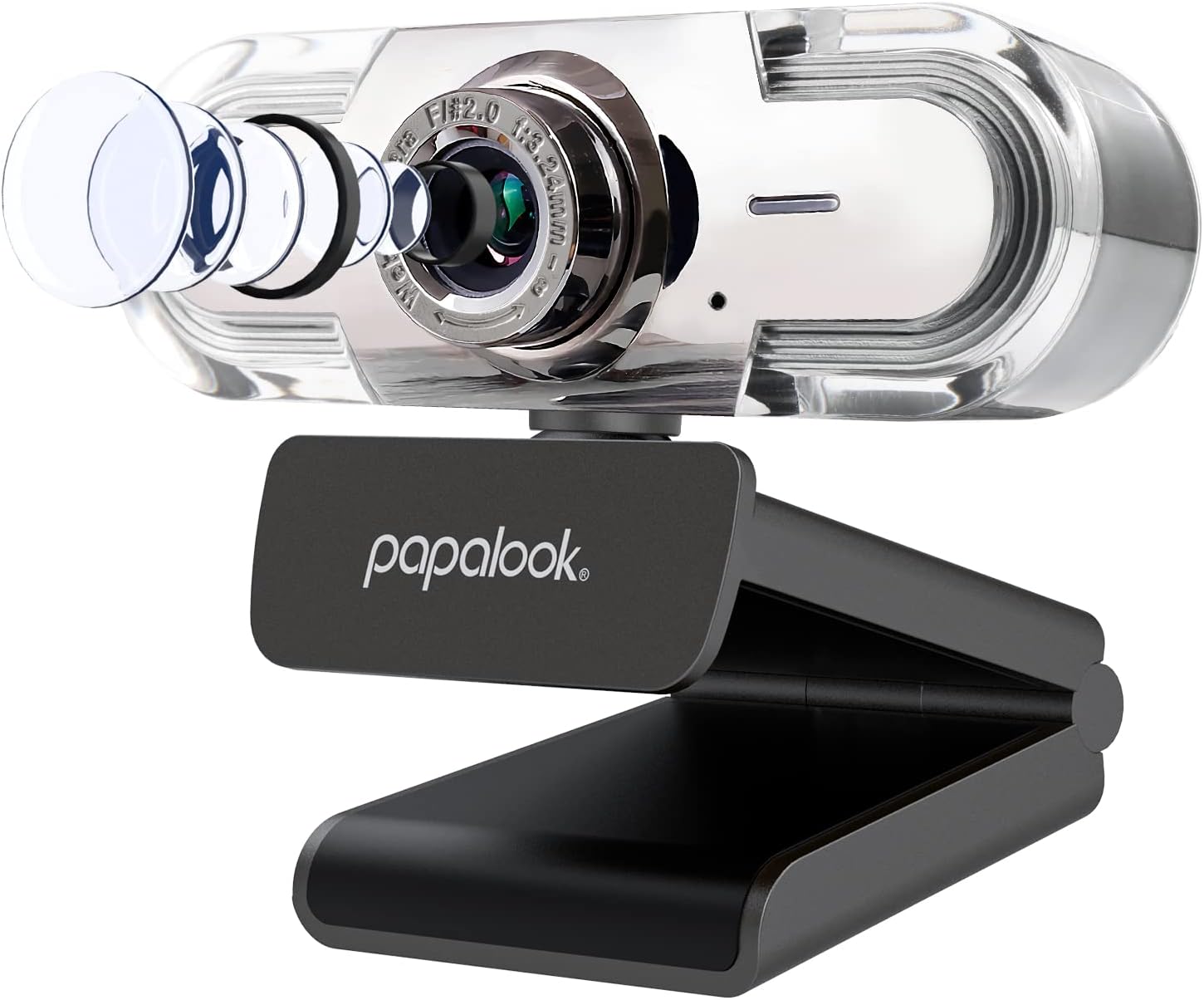 1080P Webcam with Microphone, Full HD Streaming Web Camera, 90° View Computer Camera, Manual Focus USB Camera I79436