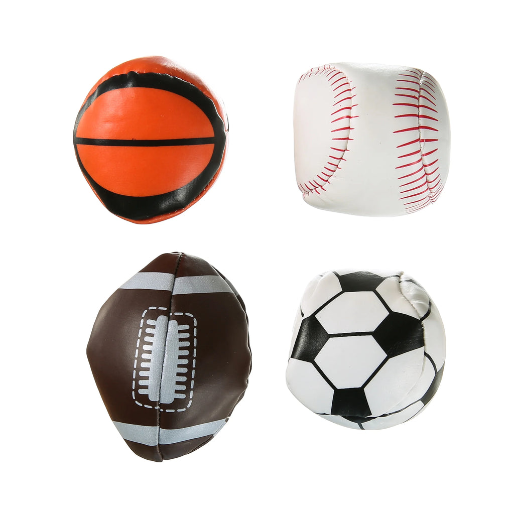 4 Pieces Rexine Hacky Sack Balls V9170
