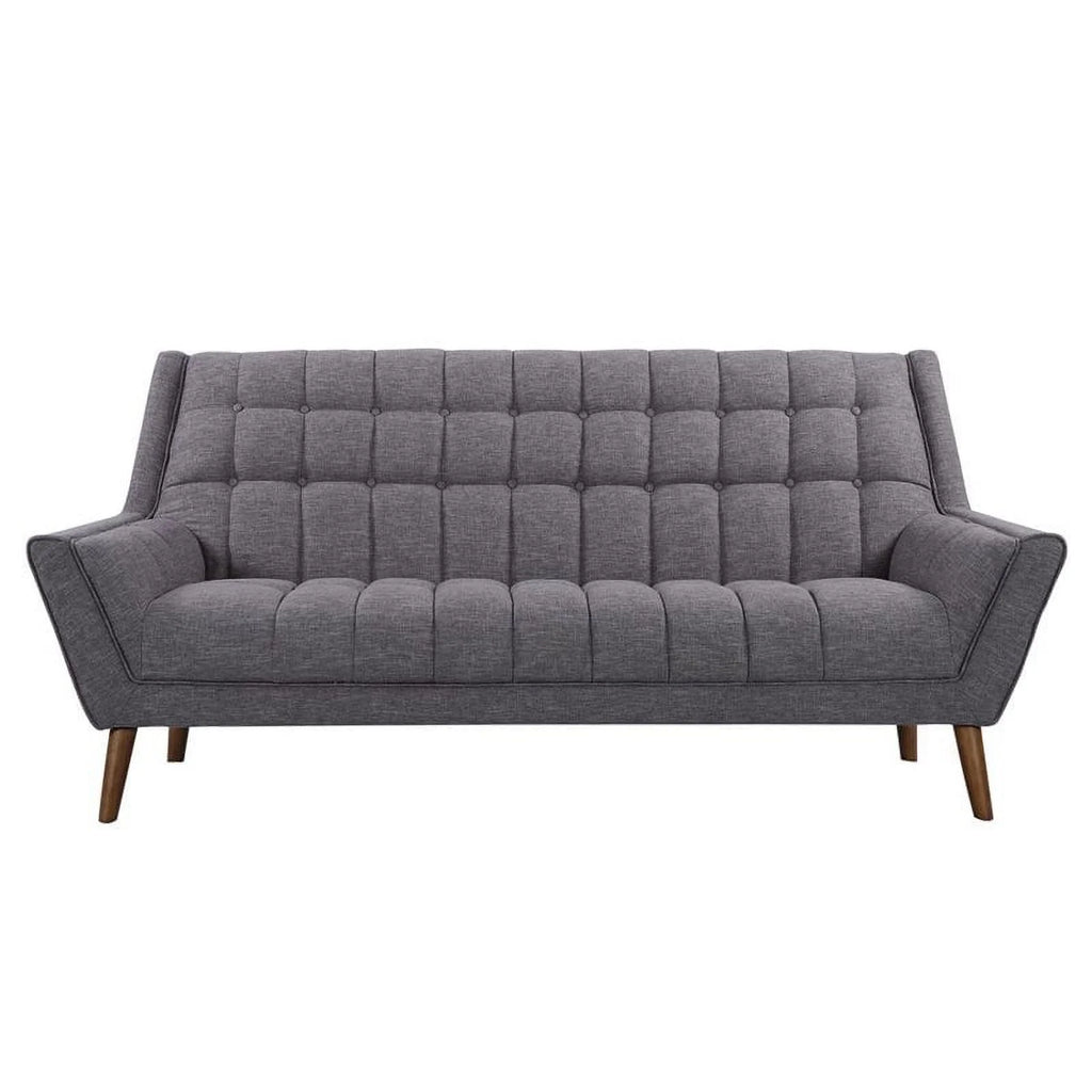Dark Gray Linen Fabric/Wood Sofa C460